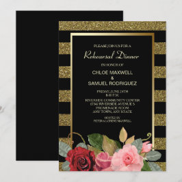Invitación Ensayo de Boda de la banda de destello