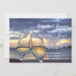Invitación Ensayo de casamiento de playa