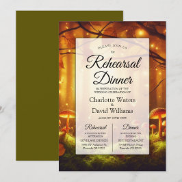 Invitación Ensayo de cuento de hadas en el bosque de Amber