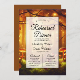 Invitación Ensayo de cuento de hadas en el bosque de Amber