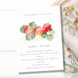 Invitación Ensayo de follaje de fresa roja cutánea para la ce