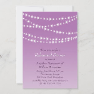 Invitación Ensayo de luces de torbellino de orquídea radiante