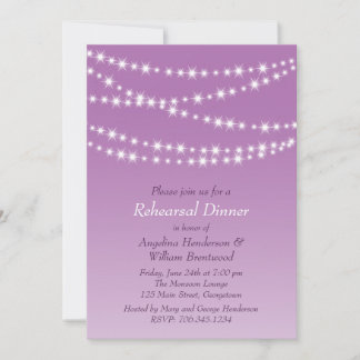 Invitación Ensayo de luces de torbellino de orquídea radiante