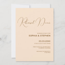 Invitación Ensayo de minimalismo de fondo de Rubor