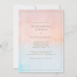 Invitación Ensayo de verano de acuarela