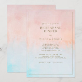 Invitación Ensayo de verano de acuarela