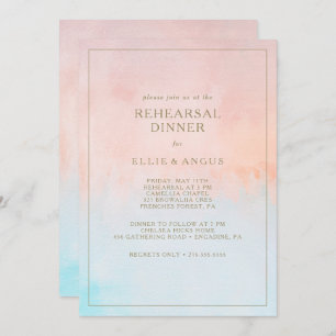 Invitación Ensayo de verano de acuarela