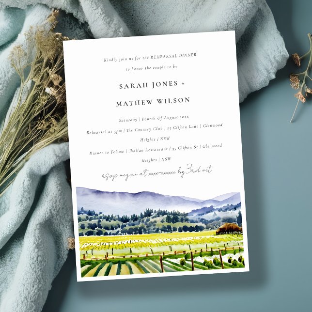 Invitación Ensayo de viñedo en el valle de Napa (Subido por el creador)