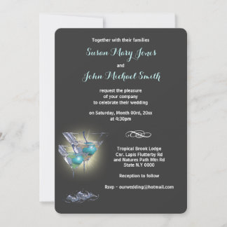 Invitación Ensayo del boda de cócteles