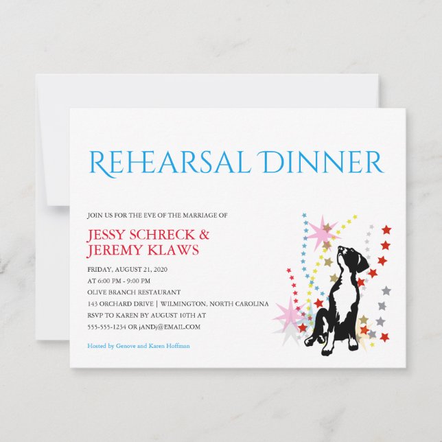 Invitación Ensayo del Gran Danés (Anverso)