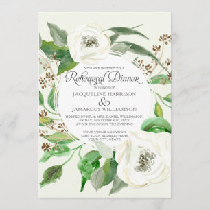 Invitación Ensayo Dinnwe BOHO Eucalyptus Semilla Leaf de cort