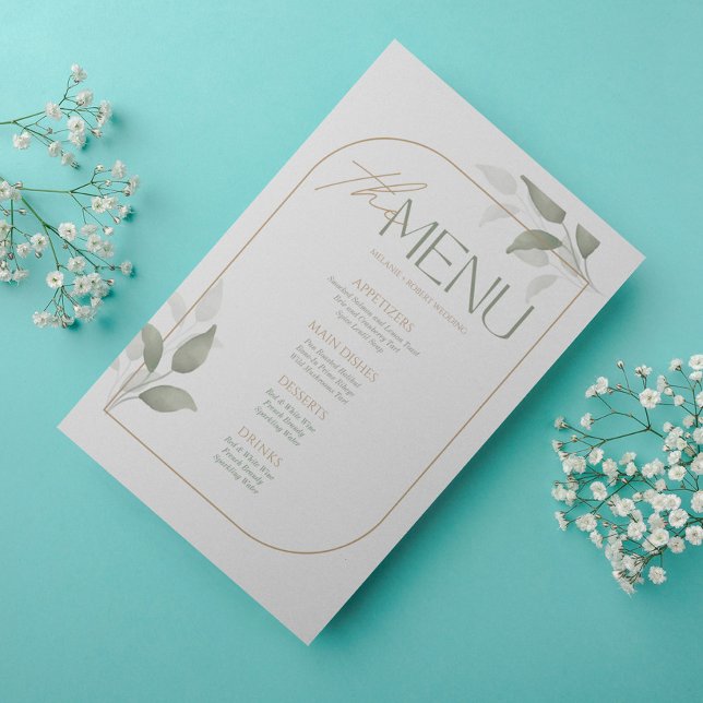 Invitación Ensayos estéticos de la vegetación y el oro, menú  (Subido por el creador)