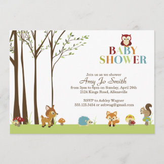 Invitación enselvada de Baby Shower