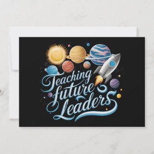 Invitación Enseñando a futuros líderes Profesor del planeta e