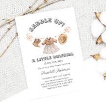 Ensillar a la Chica de una niña pequeña Baby Showe