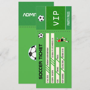 Invitación Entrada de Boleto de Fiesta de Cumpleaños con Tema