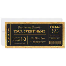 Entrada de Evento Personalizado Concierto Boleto F
