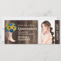Entrada de Quinceañera de bota de girasol rústico 