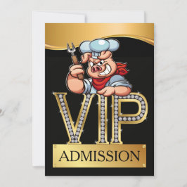 Invitación Entrada para barbacoa VIP
