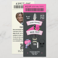 Entrada para Boda de Rock Romance Punk