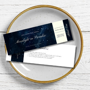 Invitación Entrada para el Baile de Gala Nocturno Bajo las Es