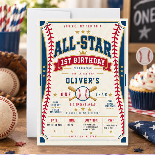 Invitación Entrada para el partido de béisbol de las estrella