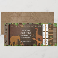 Entrada para Fiesta de Cumpleaños de Animales Marr