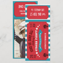 Entrada para fiesta de cumpleaños de niños con tem