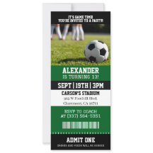 Entrada para Fútbol Cumpleaños