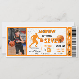 Invitación Entrada personal para el cumpleaños del partido de