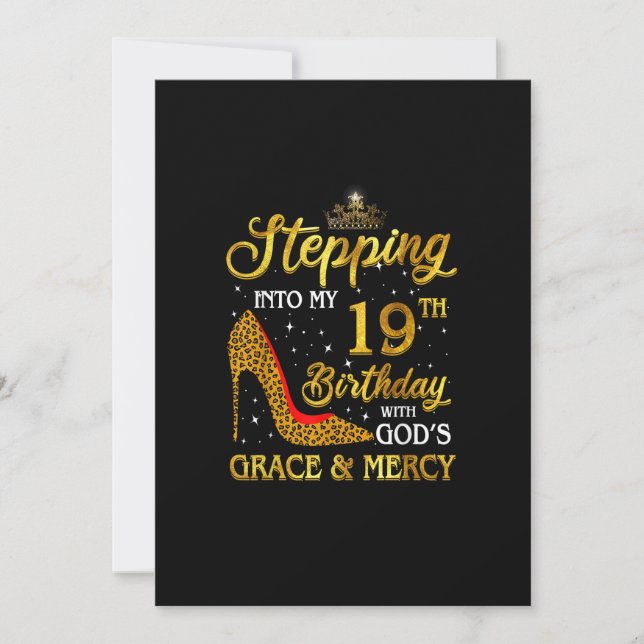 Invitación Entrando en mi decimonoveno cumpleaños Chicas de r (Anverso)