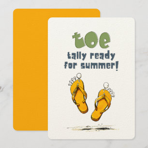 Invitación Entrar en verano con un juguete: ¡listo para el to