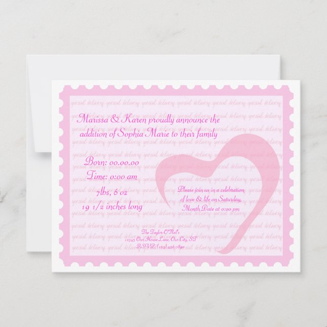 Invitación Entrega especial (Anverso)