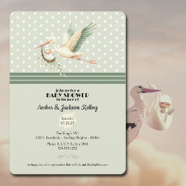 Invitación Entrega especial de almacenamiento de Baby Shower