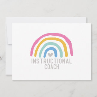 Invitación Entrenador instructivo: Arcoiris de aprendizaje