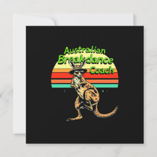 Invitación Entrenamiento australiano de breakdance Hip Hop y 