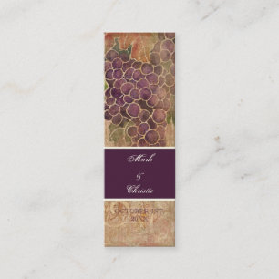 Invitación envejecida de la boda del viñedo de l