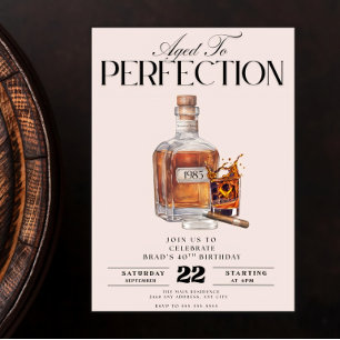 Invitación Envejecido a la Perfección (Descarga Digital) Whis