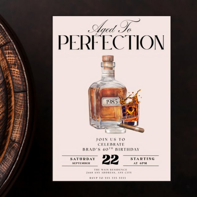 Invitación Envejecido a la Perfección (Descarga Digital) Whis (Subido por el creador)