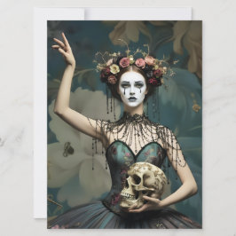 Invitación Ephemera Sheet - Vintage Gothic Style