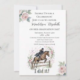 Invitación Equestrian Graduation
