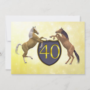 Invitación equino de 40 años de edad