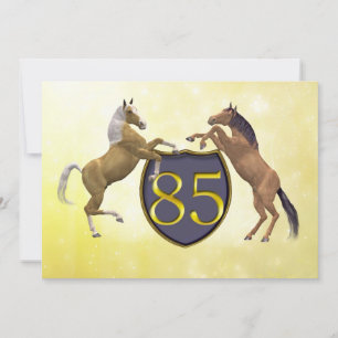 Invitación equino de 85 años de edad