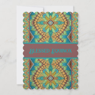 Invitación Equinoccio bendito - Mandala de contenido