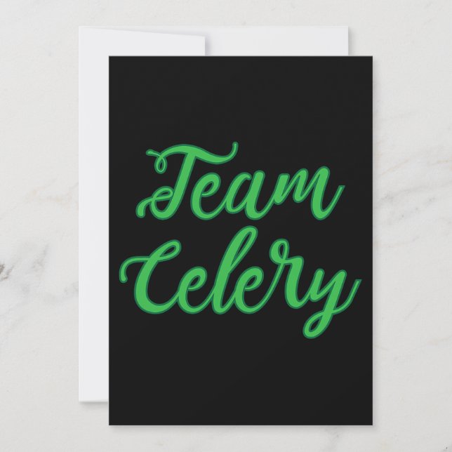 Invitación Equipo Celery Vegan por regalo de ventilador de ju (Anverso)