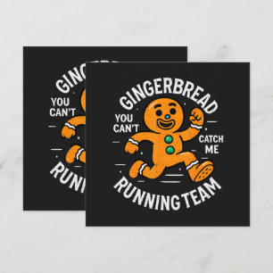 Invitación Equipo de Carrera de Pan de Jengibre
