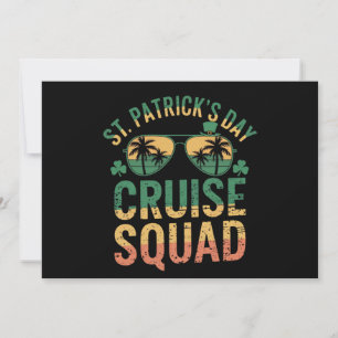 Invitación Equipo de crucero del día de San Patricio divertid