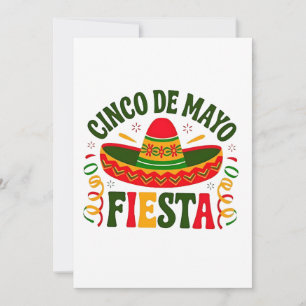 Invitación Equipo de fiesta Cinco De Mayo Sombrero Mexicano