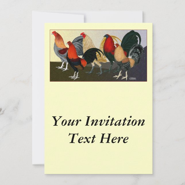 Invitación Equipo de Rooster Dream (Anverso)