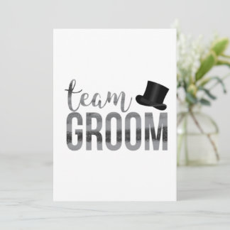 Invitación Equipo Groom